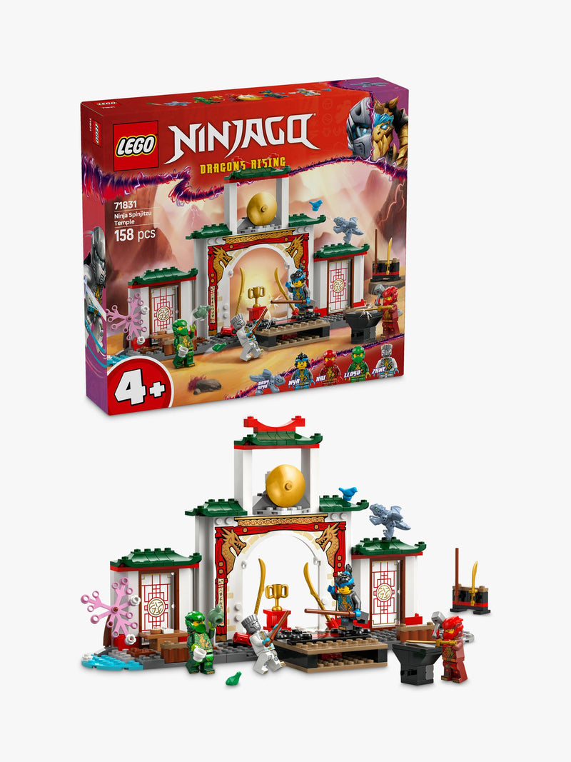 LEGO NINJAGO Spinjitzu Temple dragon toy playset, UK version