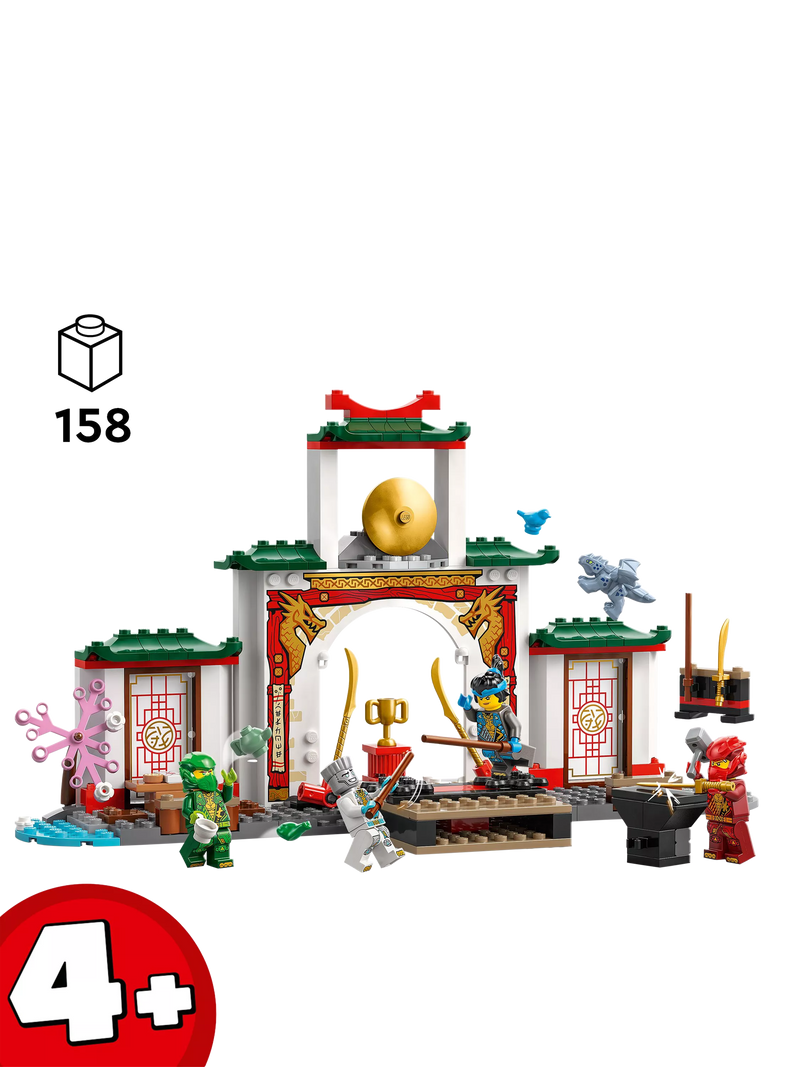 LEGO NINJAGO Spinjitzu Temple dragon toy playset, UK version