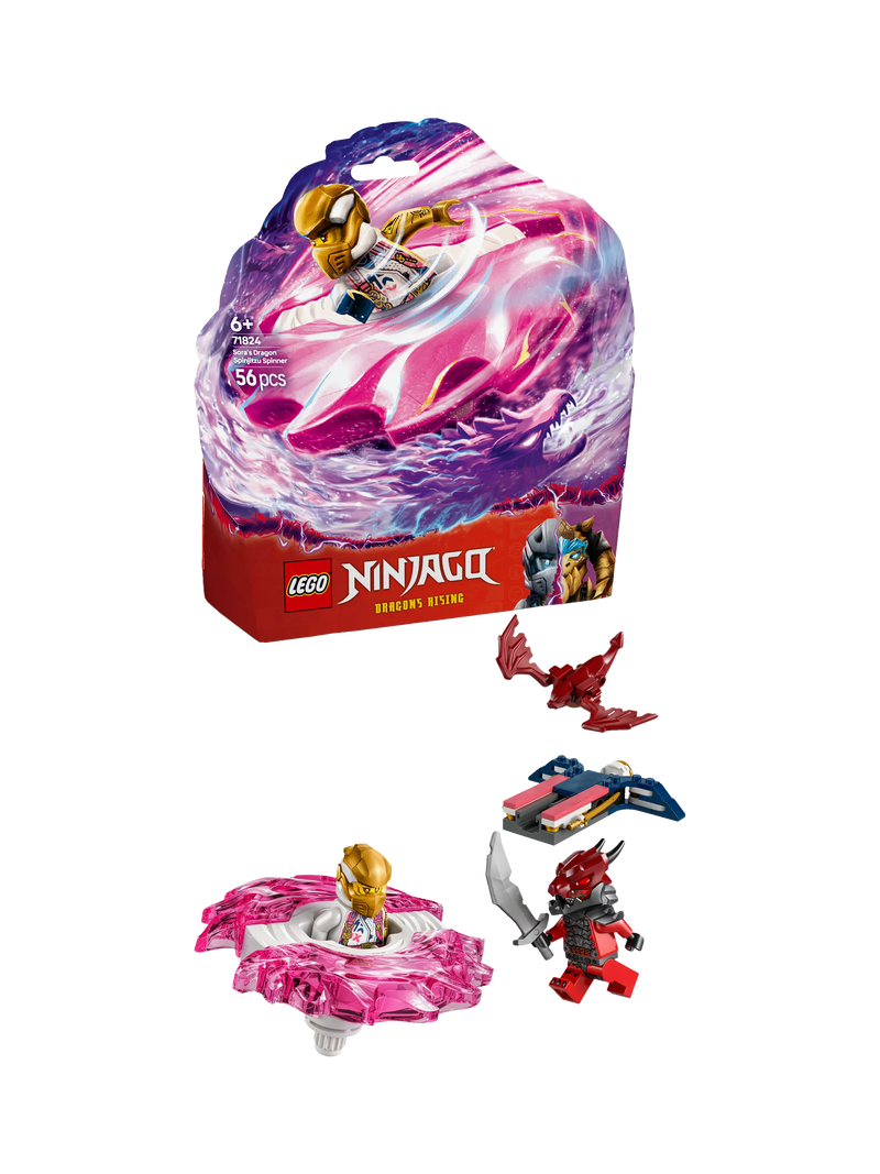 LEGO NINJAGO Sora's Dragon Spinjitzu Spinner toy 56 pieces - British product