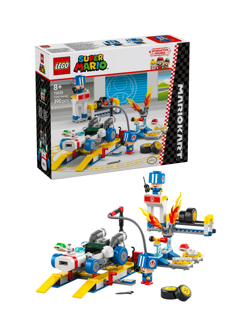 LEGO Super Mario Mario Kart Toad's Garage building set, UK version