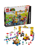 John Lewis LEGO Super Mario Mario Kart Baby Peach & Grand Prix Building Set- Buy online at McGrocer