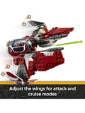 Lego Star Wars Ahsoka's Jedi Interceptor building toy, UK version
