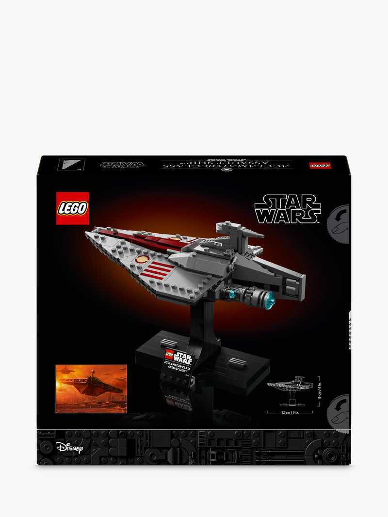 LEGO Star Wars Acclamator Assault Ship model 450 pieces, imported from the UK