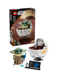 LEGO Star Wars Grogu with hover pram building toy - British product