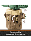 LEGO Star Wars Grogu with hover pram building toy - British product