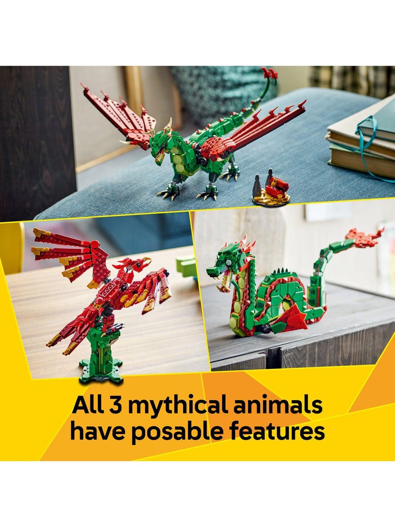 LEGO Medieval Dragon building toy set, UK version
