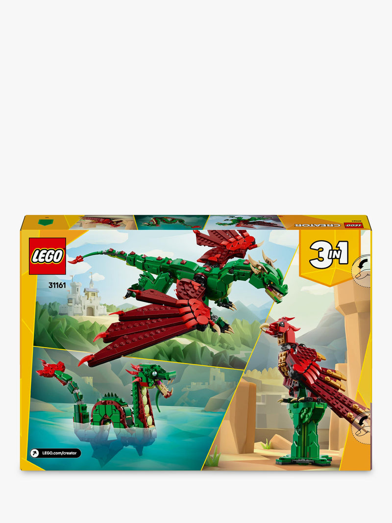 LEGO Medieval Dragon building toy set, UK version