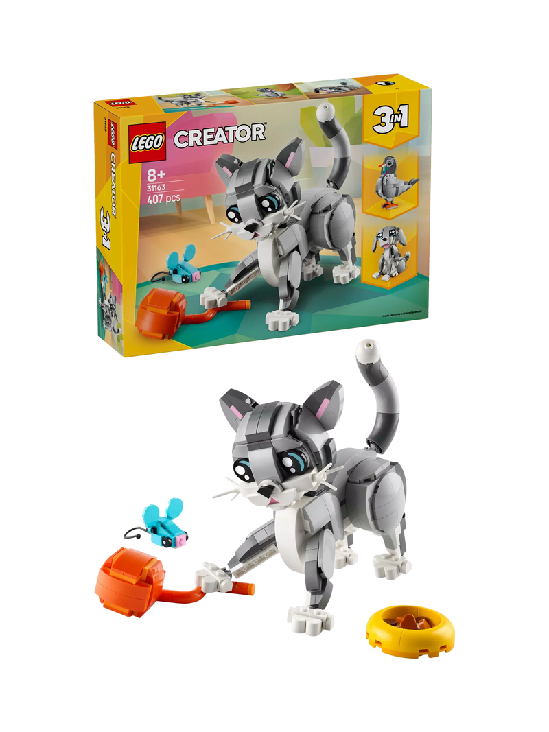 LEGO Creator 3in1 Playful Cat Figure building set, UK version