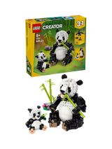 John Lewis LEGO Creator 3in1 Wild Animals Panda Family 31165 Building Blocks Toy- Buy online at McGrocer