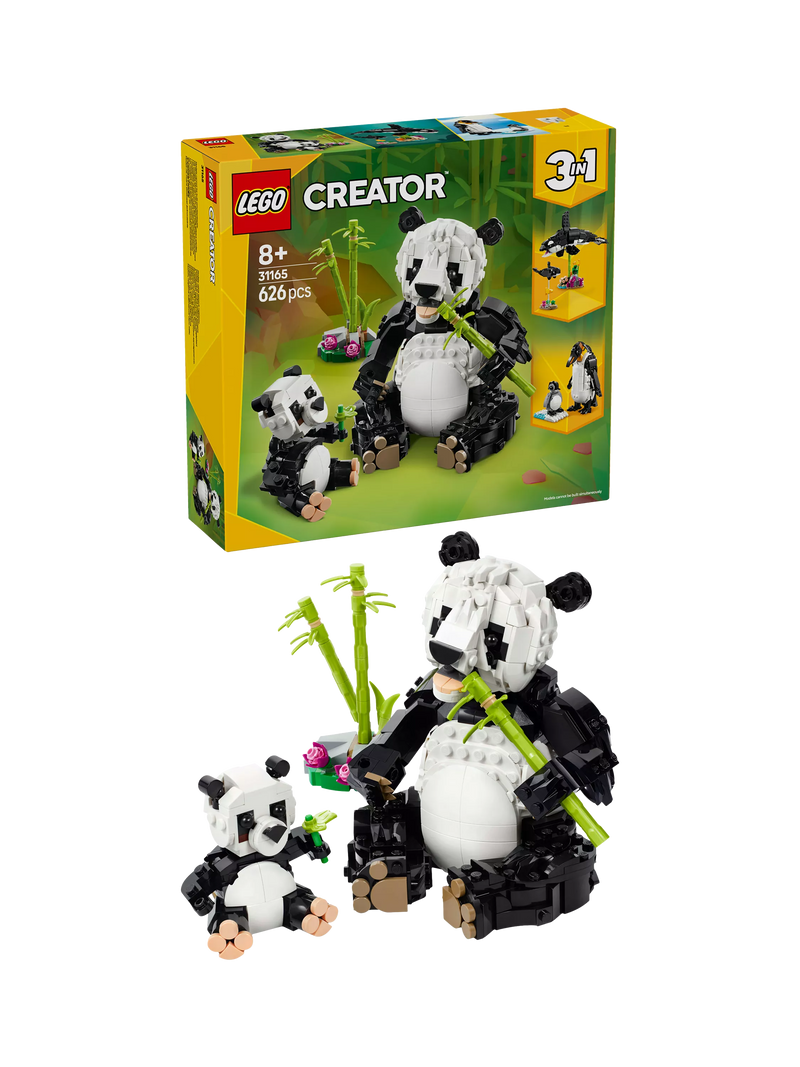 LEGO Creator 3in1 Wild Animals Panda Family Set, UK version