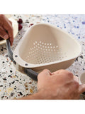 Joseph Joseph large foldable colander in stone, UK version