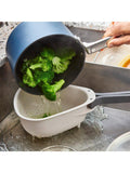 Joseph Joseph large foldable colander in stone, UK version