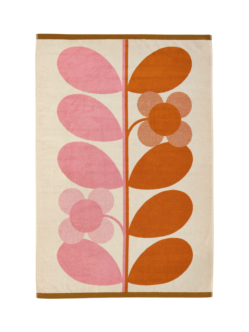 Orla Kiely Stielblumen-Handtuchset, importiert aus dem Vereinigten Königreich