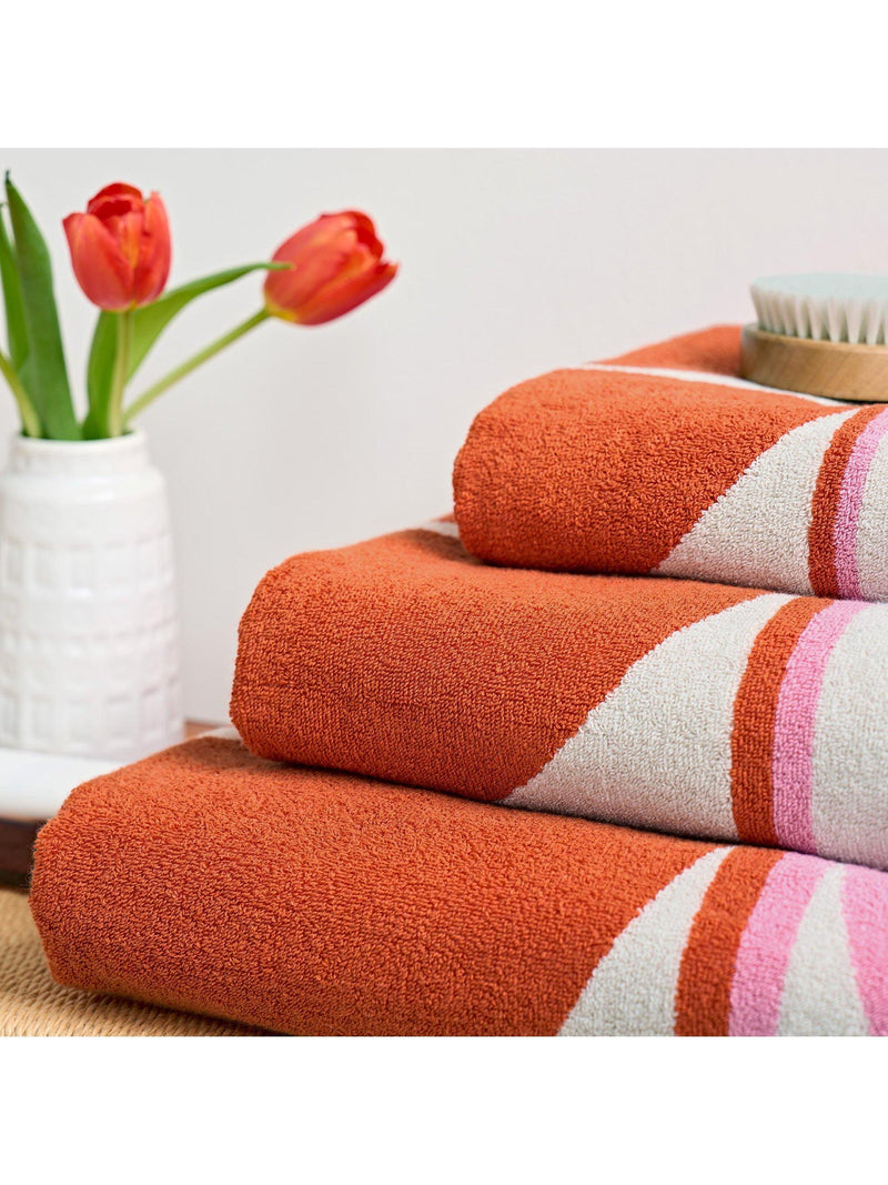 Orla Kiely Stielblumen-Handtuchset, importiert aus dem Vereinigten Königreich