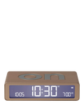 Lexon Flip Classic alarm clock brushed gold, UK version