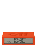 John Lewis Lexon Flip Classic LCD Digital Alarm Clock Orange- Buy online at McGrocer