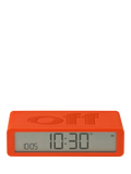 Lexon digital alarm clock orange - British product