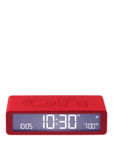 John Lewis Lexon Flip Classic LCD Digital Alarm Clock, Red- Buy online at McGrocer