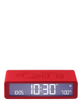 Lexon Flip Classic alarm clock red LCD display (British brand)