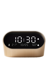 John Lewis Lexon Ray LCD Digital Alarm Clock, Gold- Buy online at McGrocer