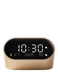 Lexon Ray LCD digital alarm clock gold - British product