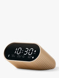 Lexon Ray LCD digital alarm clock gold - British product