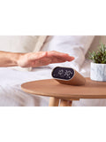 Lexon Ray LCD digital alarm clock gold - British product