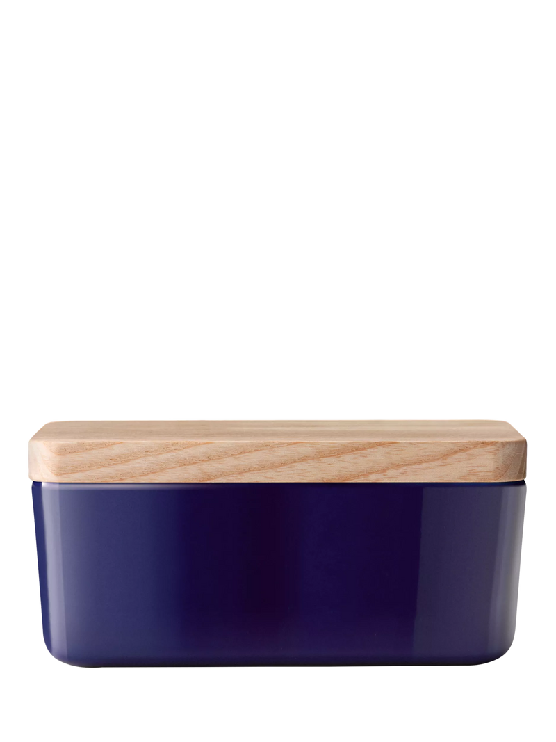 LSA International porcelain butter dish Blue Cobalt - British product