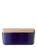 LSA International porcelain butter dish Blue Cobalt - British product