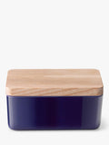 LSA International porcelain butter dish Blue Cobalt - British product