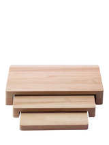 John Lewis LSA International Collective Nesting Ash Wood Platters, Set of 3, Natural- Buy online at McGrocer
