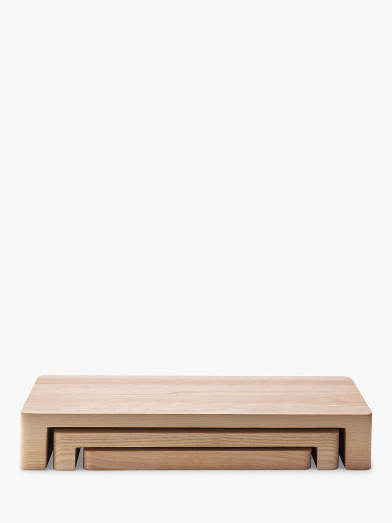 LSA International ash wood nesting platters set of 3, UK version