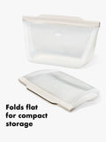 OXO reusable silicone storage bag 1.8L (British brand)