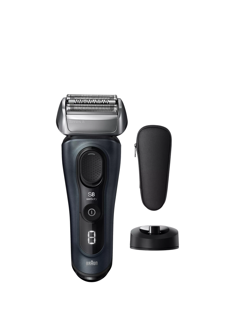 Braun Series 8 grey electric shaver - British product