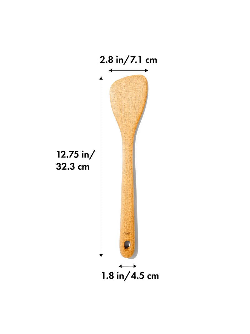 OXO Good Grips beech wood saute spatula, imported from the UK