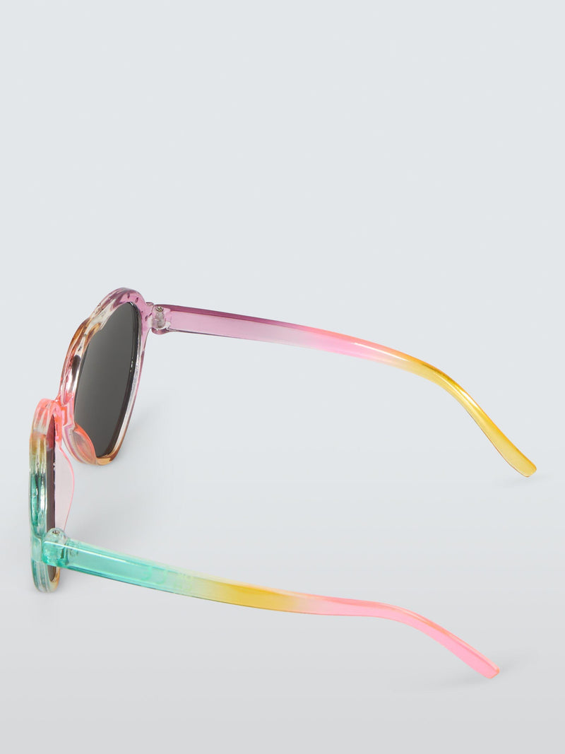 John Lewis rainbow ombre heart sunglasses for kids, UK version