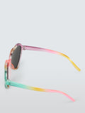 John Lewis rainbow ombre heart sunglasses for kids, UK version