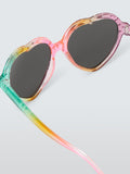 John Lewis rainbow ombre heart sunglasses for kids, UK version