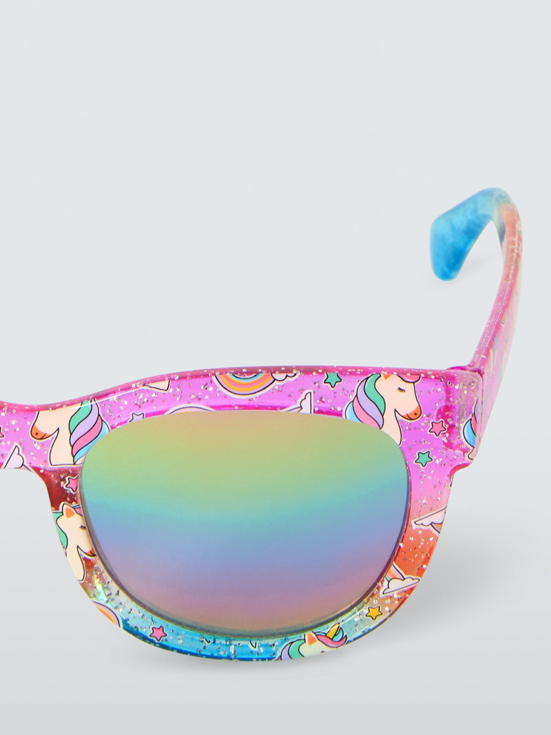 John Lewis kids rainbow unicorn sunglasses with D-frame - British product