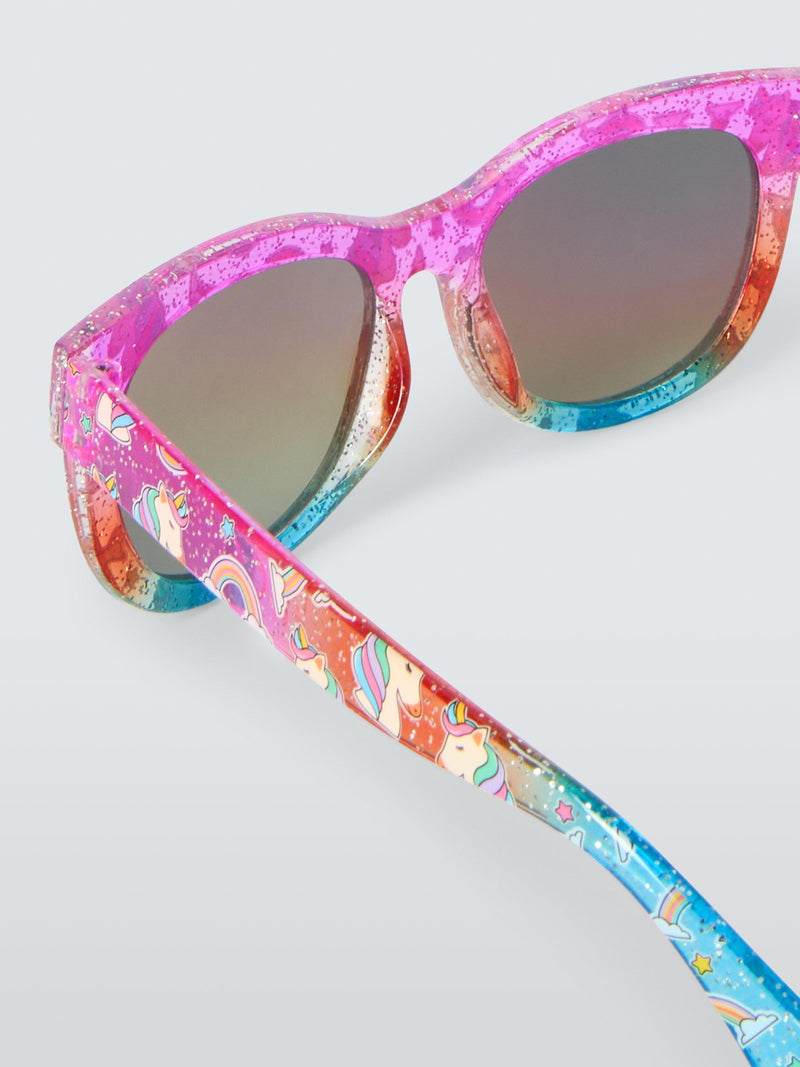 John Lewis kids rainbow unicorn sunglasses with D-frame - British product
