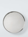 John Lewis hammered stainless steel round tray 32cm - British product