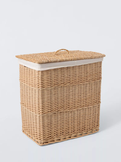 John Lewis John Lewis Willow Double Laundry Basket- Buy online at McGrocer
