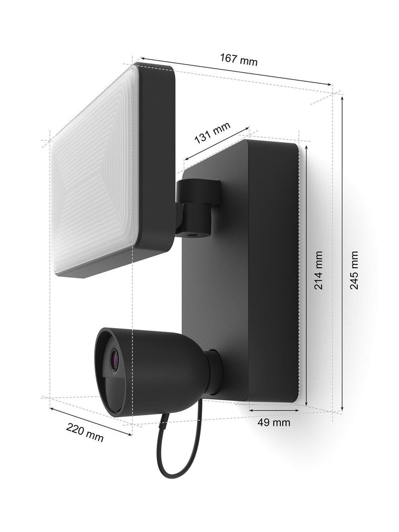 Philips Hue floodlight security camera white, UK version