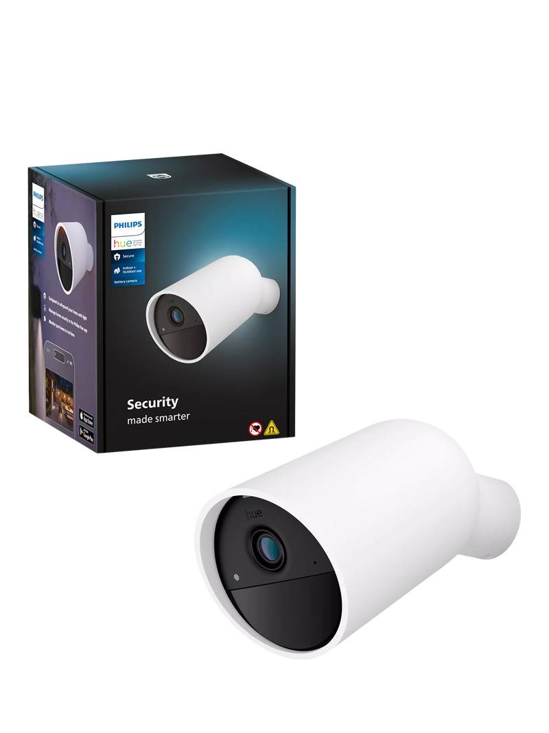 Philips Hue battery smart security camera white, imported from the UK