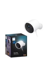 John Lewis Philips Hue Secure Wired Smart Security Camera, White- Buy online at McGrocer