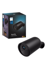 John Lewis Philips Hue Secure Battery Smart Security Camera, Black- Buy online at McGrocer