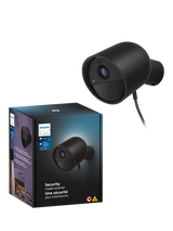 John Lewis Philips Hue Secure Wired Smart Security Camera, Black- Buy online at McGrocer