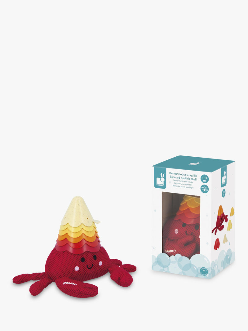 Janod Bernard and His Shell bath toy, UK version