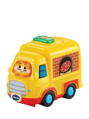Interactive Pizza Truck Toy with Light-Up Button and Songs for Toddlers