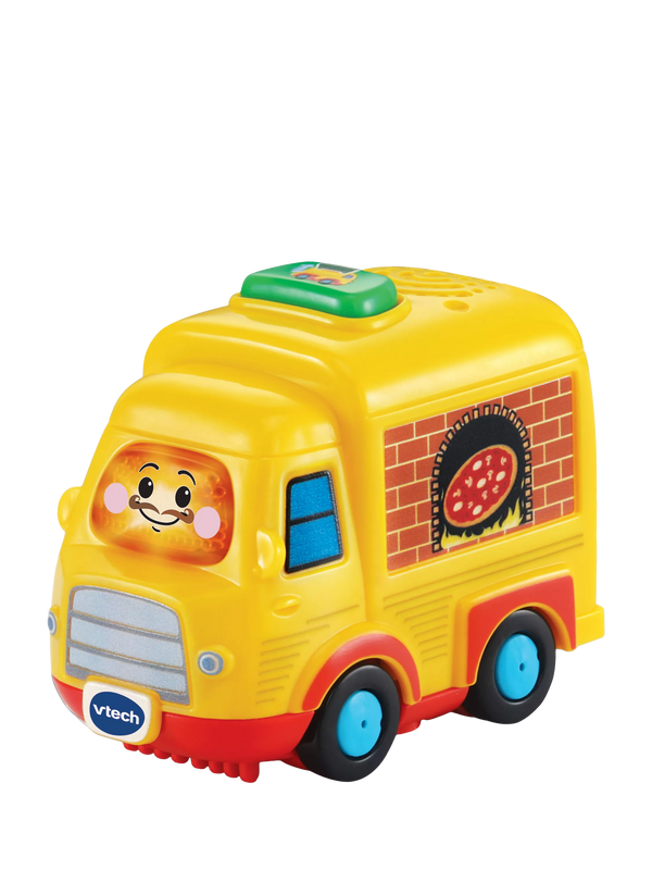 Interactive Pizza Truck Toy with Light-Up Button and Songs for Toddlers
